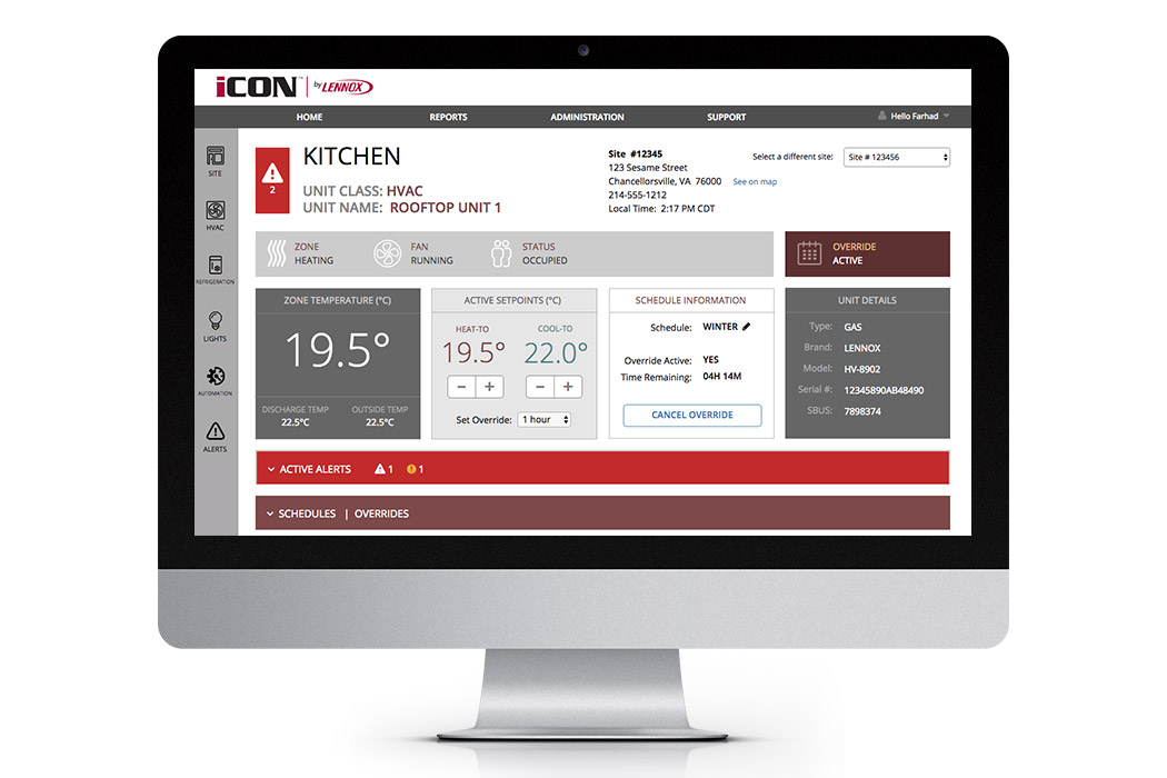 iCON Unit Monitoring